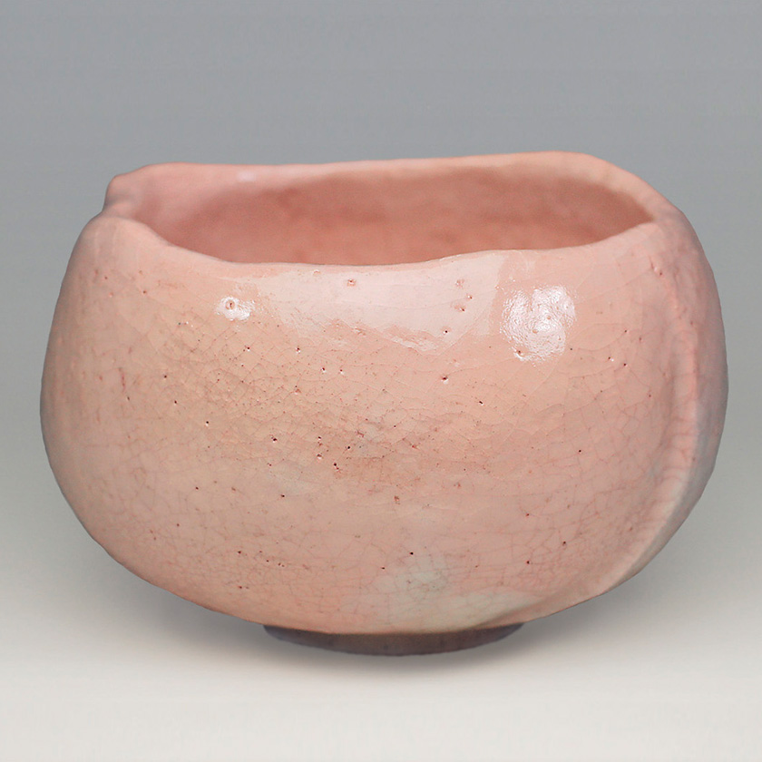 紅楽茶碗「桃源郷」