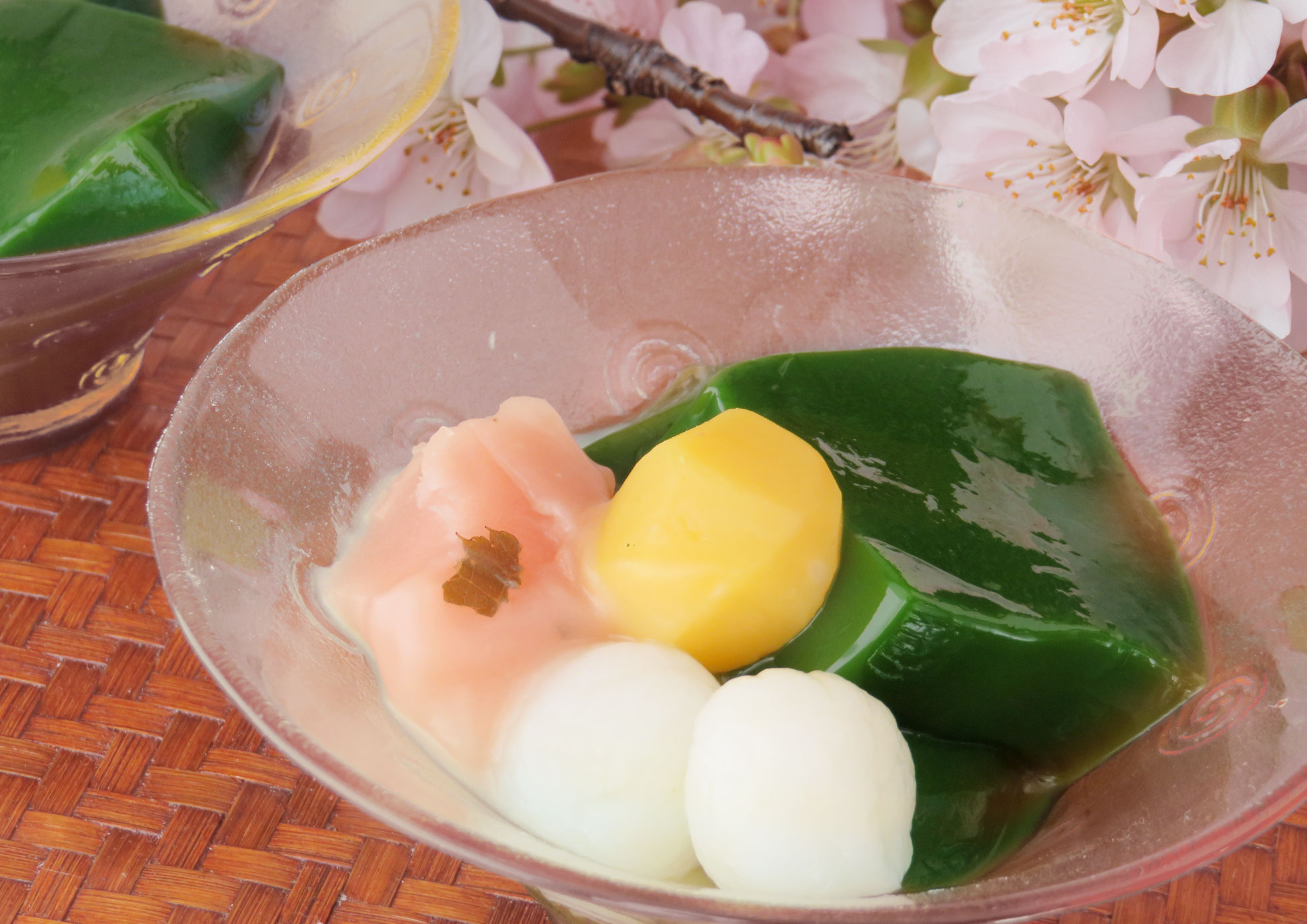 京都宇治抹茶を贅沢に使用したお茶屋・千紀園（せんきえん）のさくらあんの宇治抹茶ゼリー