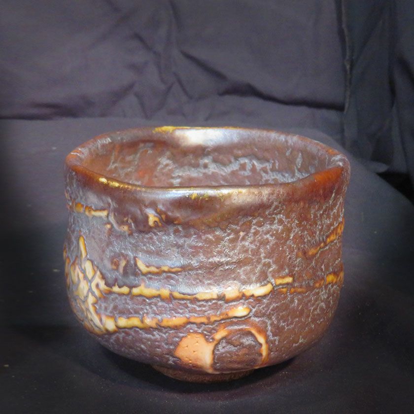 はふり黒志野 かいらぎ  灰塚窯 木戸貞昭