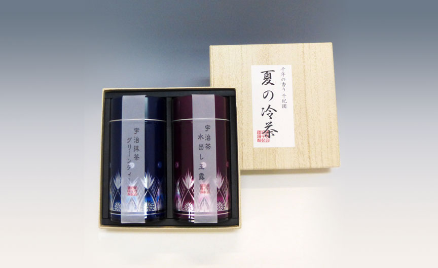 千紀園（せんきえん）の夏の冷茶詰合せ(宇治茶水出し玉露、宇治抹茶グリーンティー) 